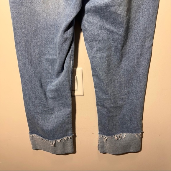 BCBGeneration Mega Cuff Wide Leg Jeans Size 30 Denim Casual - Picture 6 of 11